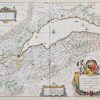 Carte géographique ancienne du Lac Léman