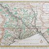 Carte géographique ancienne du Bengale