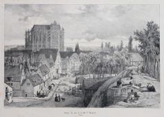 Gravure ancienne de Beauvais