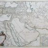 Carte géographique ancienne de l’Empire d’Alexandre le Grand