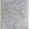 Carte géographique ancienne de l’Auvergne