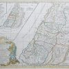 Carte géographique ancienne de la Terre des hébreux