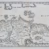 Carte géographique ancienne de l’Afrique du Nord