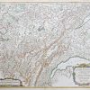 Carte géographique ancienne de la Bourgogne