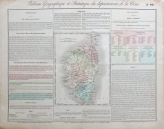 Carte originale de la Corse