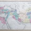 Carte géographique ancienne de l’Empire d’Alexandre