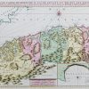 Carte géographique ancienne du Royaume d’Alger