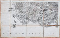 Carte ancienne de Marseille - Cassini