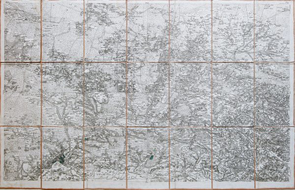 Carte ancienne de Mont-de-Marsan et Roquefort - Cassini