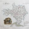Carte ancienne du département du Gard