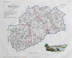 Carte ancienne du département de la Haute-Saône