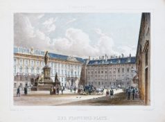 Lithographie ancienne de Vienne