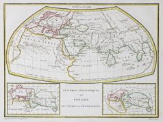 Carte géographique ancienne de l’Ancien Monde