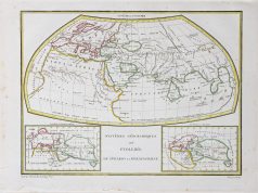 Carte géographique ancienne de l’Ancien Monde