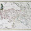 Carte géographique ancienne l’Asie mineure