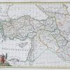 Carte géographique ancienne de la Turquie d’Asie