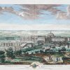 Gravure ancienne du Château de Versailles