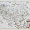 Carte géographique ancienne de l’Empire des Mongols