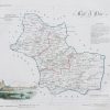 Carte ancienne du département du Loir et Cher