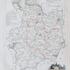 Carte ancienne du département de l’Ille et Vilaine