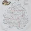 Carte ancienne du département de la Dordogne