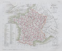 Carte ancienne de la France