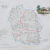 Carte ancienne du département de la Lozère