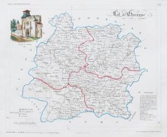 Carte ancienne du département de Lot et Garonne
