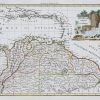 Carte géographique ancienne de la Guyane