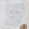 Carte ancienne du département de la Mayenne