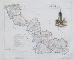 Carte ancienne du département du Nord
