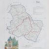 Carte ancienne du département de l’Yonne