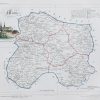 Carte ancienne du département de la Marne