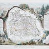 Carte géographique ancienne du département du Puy de Dôme