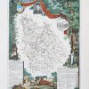 Carte géographique ancienne du département de la Vienne