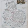 Carte ancienne du département de la Côte d’Or