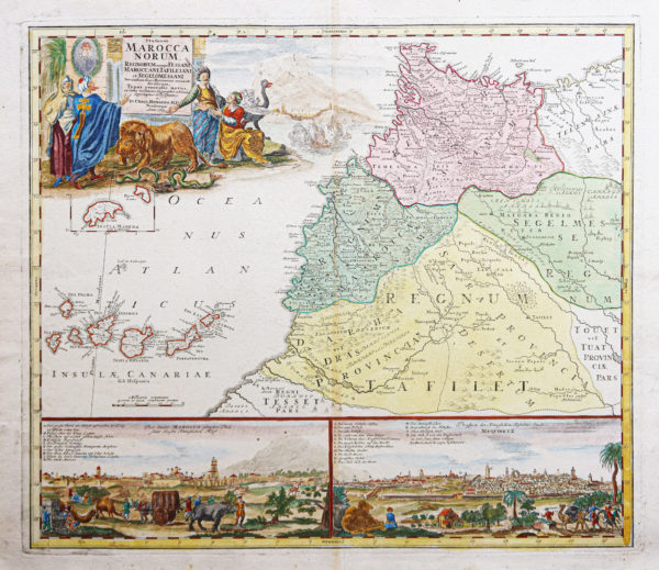 Carte ancienne du Maroc