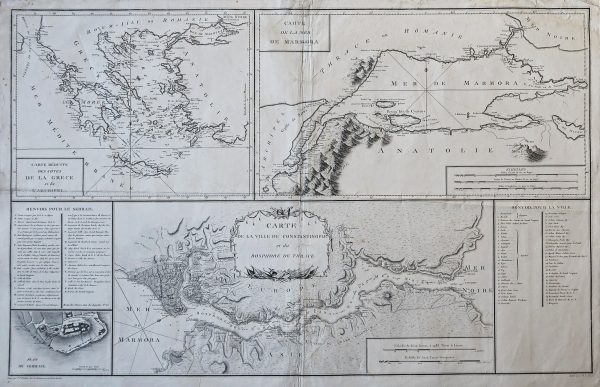 Carte marine de Constantinople et du Bosphore