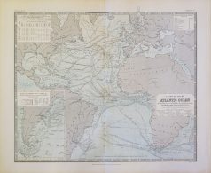 Carte marine de l’Océan Atlantique