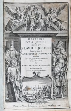 Flavius Joseph - Histoire des Juifs