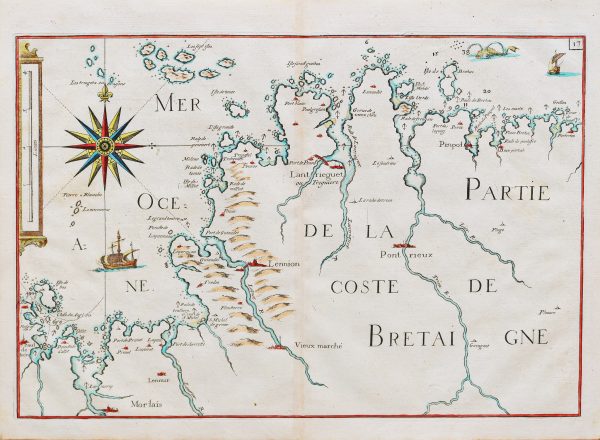 Carte Marine ancienne de Paimpol