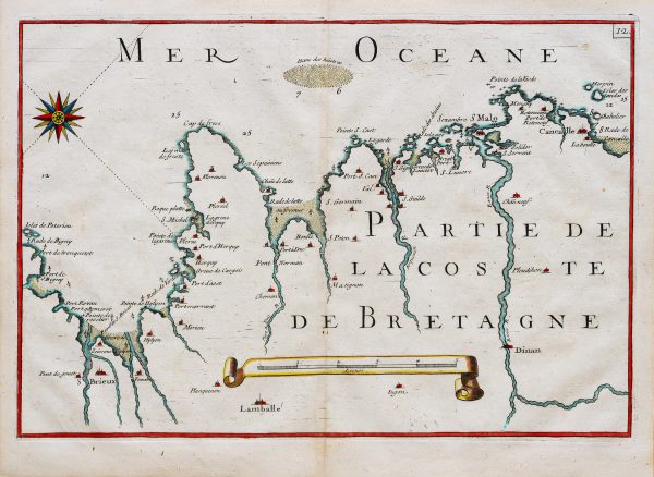Carte Marine ancienne de Saint Malo
