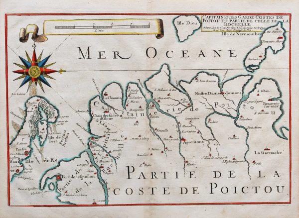 Carte Marine ancienne de l’Île de Ré