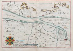 Carte Marine ancienne de l’embouchure de la Gironde