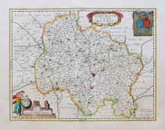 Carte géographique ancienne du Quercy