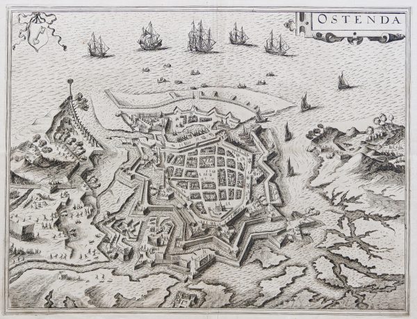 Plan ancien de la ville de Ostende