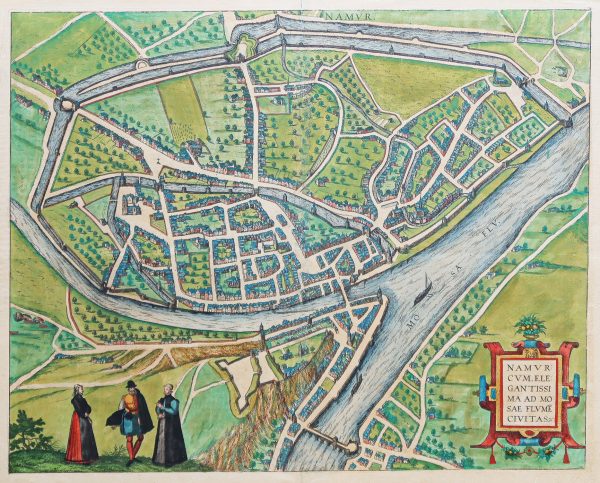 Plan ancien de Namur