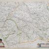 Carte géographique ancienne du Senonais - Champagne