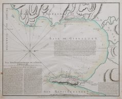 Carte marine de la Baie de Gibraltar