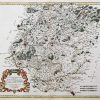 Carte géographique ancienne de Laon